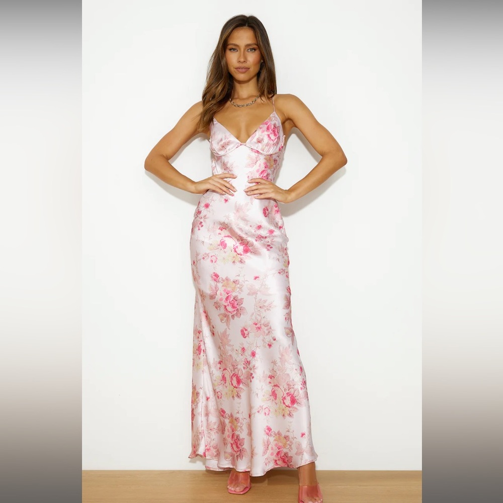 Hello Molly floral silk dress